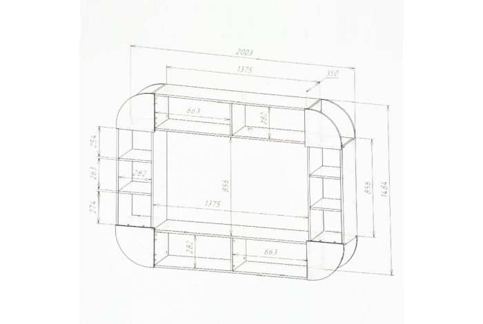 Гостиная Оскар зона ТВ кашемир