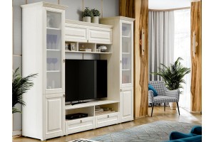 Гостиная "Престиж-1" вариант 2 (сандал светлый)