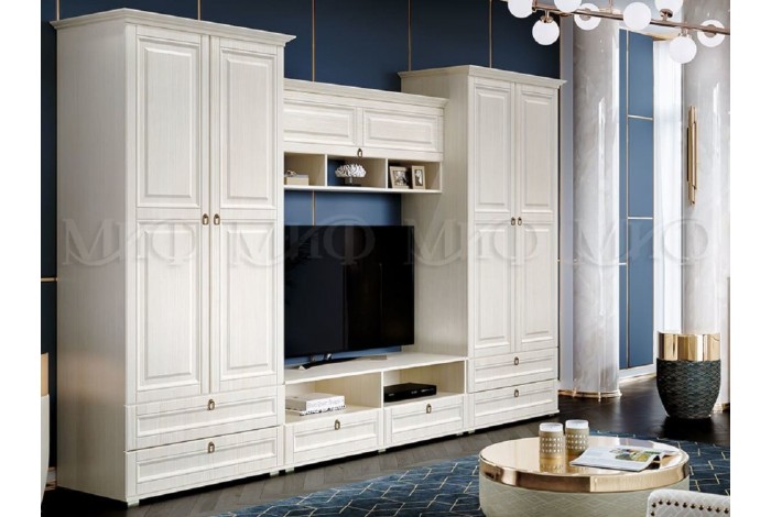 Гостиная Престиж-1 вариант 4 сандал светлый