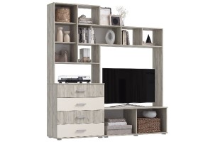 Гостиная "Белла" (кашемир - дуб крафт серый)