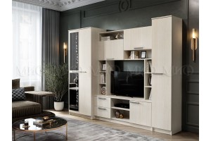 Гостиная "Флора" (сандал светлый - сандал светлый)