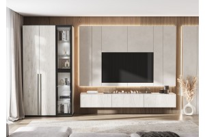 Гостиная "Норд" (дуб крафт белый)