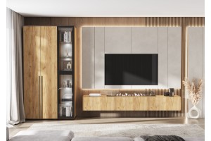 Гостиная "Норд" (дуб крафт золотой)