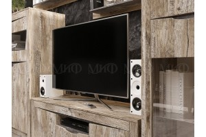 Гостиная "Ривьера" (дуб юкон - бетон темный)