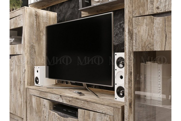 Гостиная Ривьера дуб юкон - бетон темный