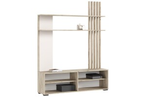 Гостиная "Роджина" (дуб крафт серый - кашемир)