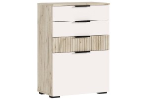 Комод Роджина 600 (дуб крафт серый - кашемир)