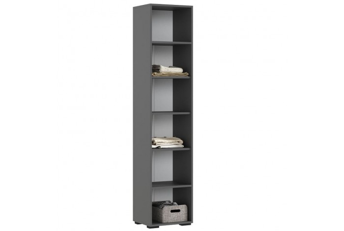 Гостиная Роджина - 1 графит - дуб крафт белый