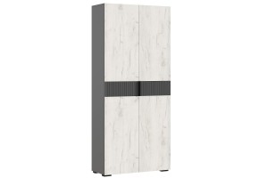 Гостиная "Роджина - 1" (графит - дуб крафт белый)