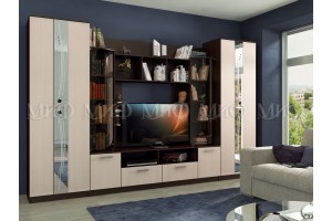 Гостиная "Венеция" (дуб беленый - венге)