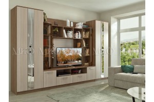 Гостиная "Венеция" (ясень шимо светлый - ясень шимо тёмный)