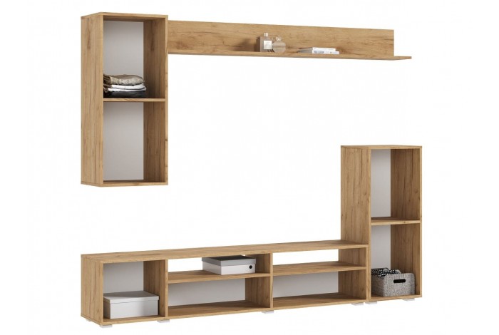 Гостиная Верона дуб крафт золотой - графит