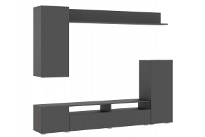 Гостиная "Верона" 2,13 м (графит - графит)