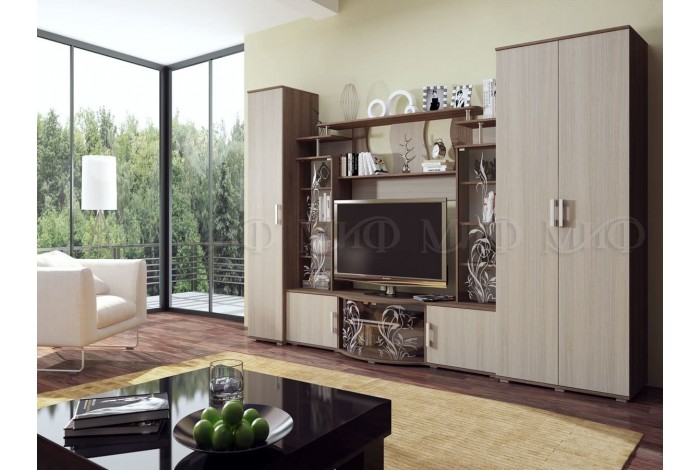 Гостиная Виста ясень шимо светлый - ясень шимо темный