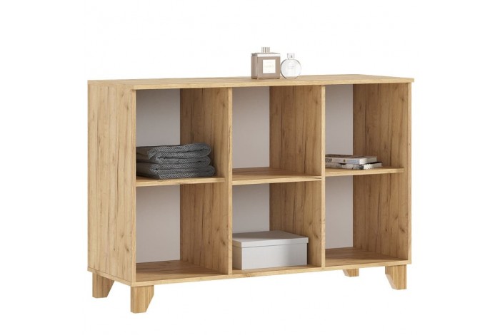 Комод Ирис 1200 Браш Графит - Дуб Крафт