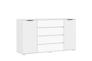 Комод Марвэл 2 двери 4 ящика (1600) Белый - Браш Вайт