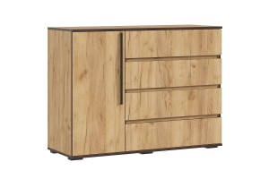 Комод Норд 1 дверь 4 ящика (Дуб крафт золотой)