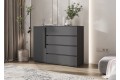 Комод Норд 1 дверь 4 ящика графит