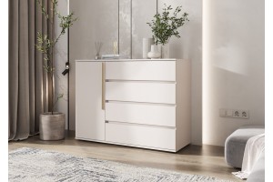 Комод Норд 1 дверь 4 ящика (Кашемир)