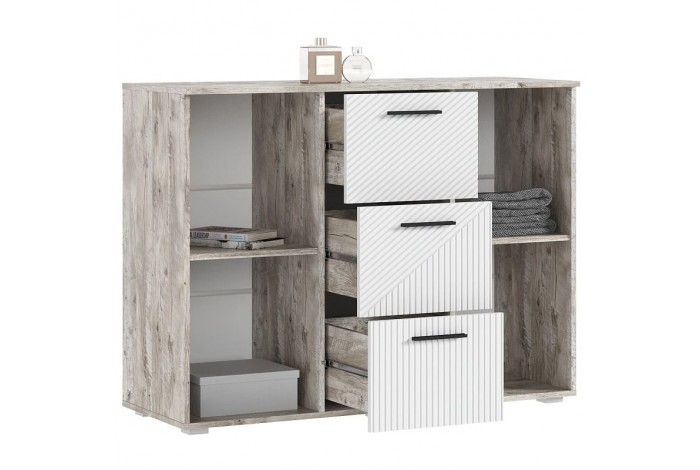 Спальня Сильвия - 2 Дуб Юкон - Браш Вайт