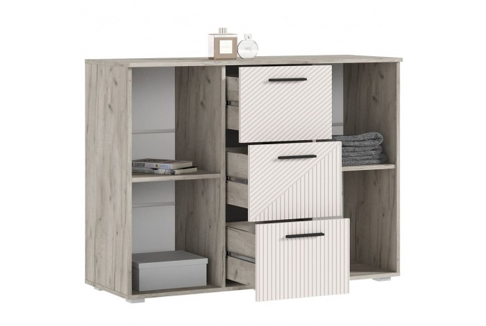 Спальня Сильвия - 1 Дуб Крафт серый - Кашемир