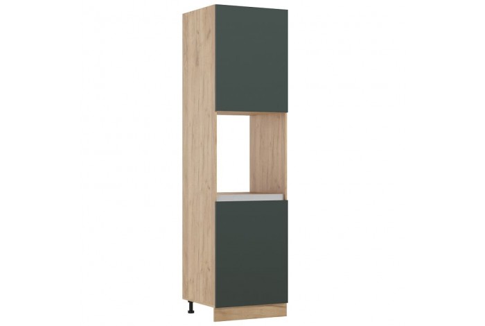 Кухня Карина 3,2 ВТ дуб крафт золотой - изумрудный