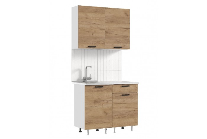 Кухня Рио 1,0 м дуб крафт золотой - дуб крафт золотой