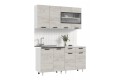Кухня Рио 1,6 м дуб крафт белый - белый