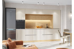 Кухня "Карина" 3,2 ВТ дуб сонома - пластер аворио