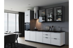 Кухня "Николь" 3,0 м ВТ / 900 вариант 2 (выбор цвета)