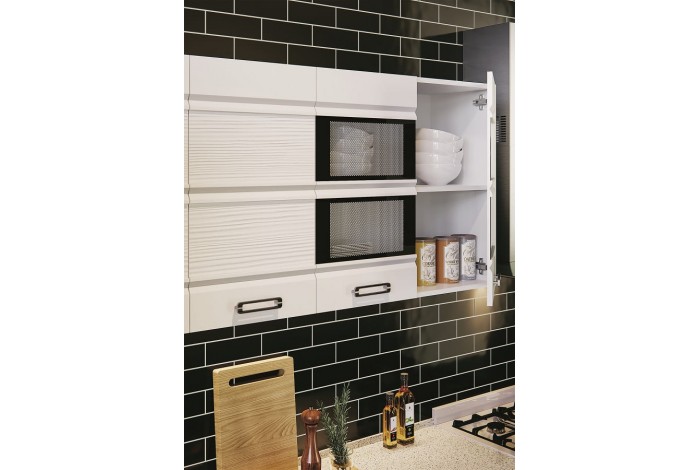 Кухня Техно-2 2.0 м дерево - белый матовый