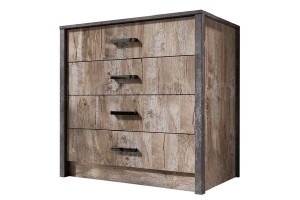 Комод Амели (дуб юкон - бетон темный)