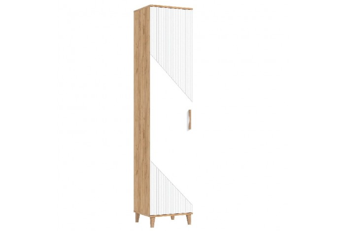 Прихожая Ирис-1 Дуб Крафт Золотой - Браш Вайт