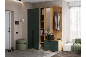 Пенал "Норд" открытый (дуб крафт золотой)