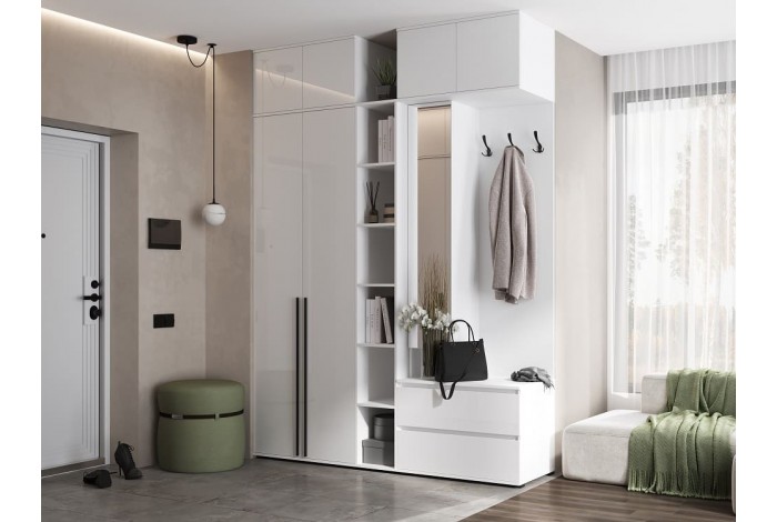 Пенал Норд открытый белый