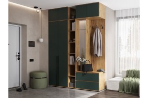 Пенал "Норд" открытый (дуб крафт золотой)