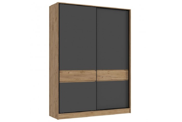 Спальня Роджина Дуб Крафт Золотой - Графит