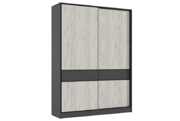 Спальня Роджина Графит - Дуб Крафт Белый