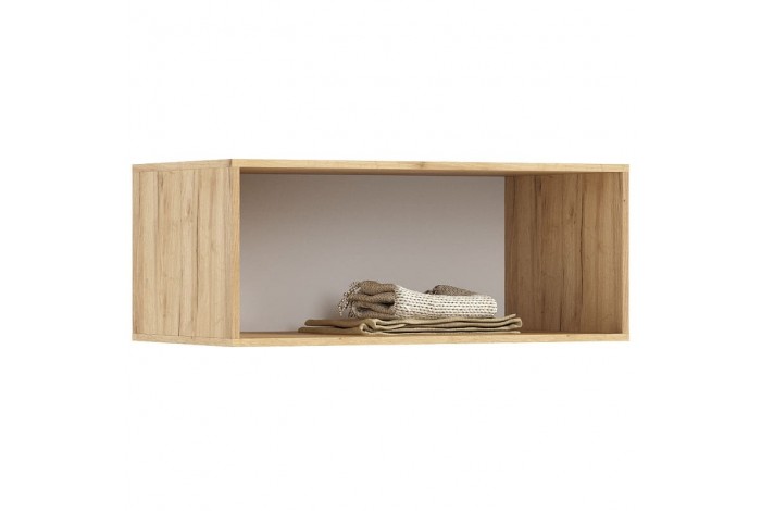 Антресоль Ирис к 2-х ств шкафу 900 Дуб Крафт - Браш Графит