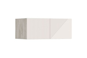 Антресоль "Ирис" к 2-х ств шкафу (900) Дуб Крафт Серый - Кашемир