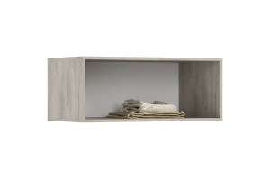 Антресоль "Ирис" к 2-х ств шкафу (900) Дуб Крафт Серый - Кашемир