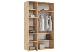 Набор мебели для спальни "Ирис" (Дуб Крафт Золотой - Браш Графит)