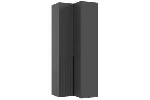 Набор мебели для спальни "Марвэл" (Графит - Браш Графит)