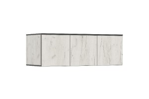 Набор шкафов "Норд" со стеллажами (дуб крафт белый)