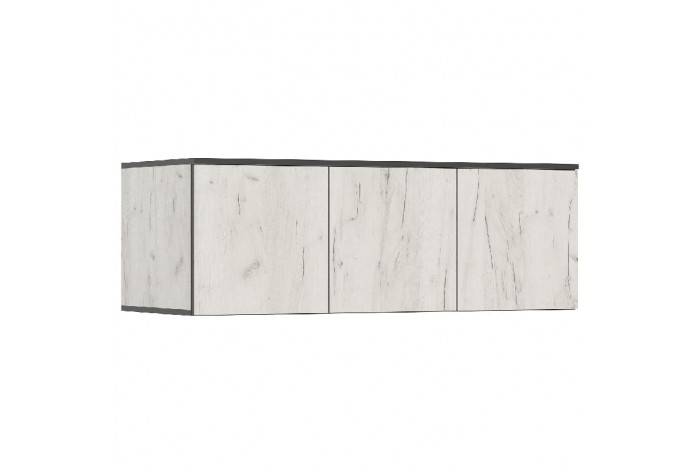 Антресоль Норд к шкафу 1200 дуб крафт белый