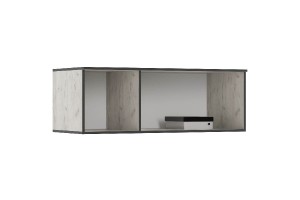 Набор шкафов "Норд" со стеллажами (дуб крафт белый)