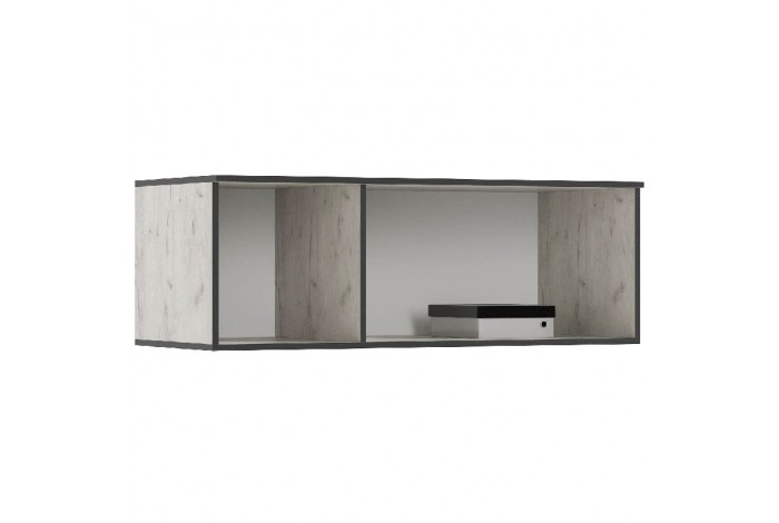 Антресоль Норд к шкафу 1200 дуб крафт белый