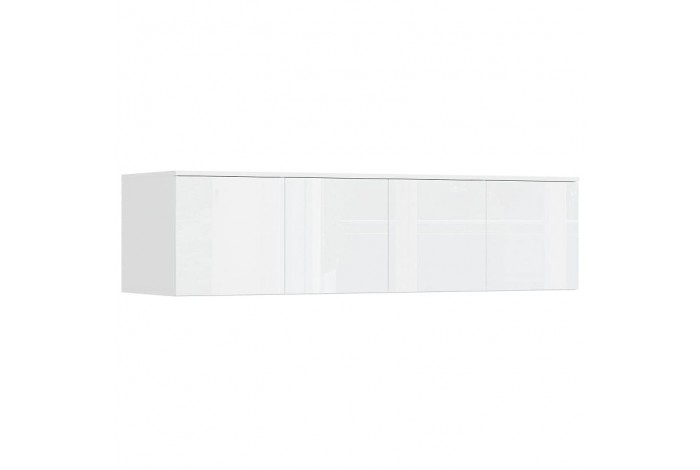 Антресоль Норд к шкафу 1600 белый - белый глянец