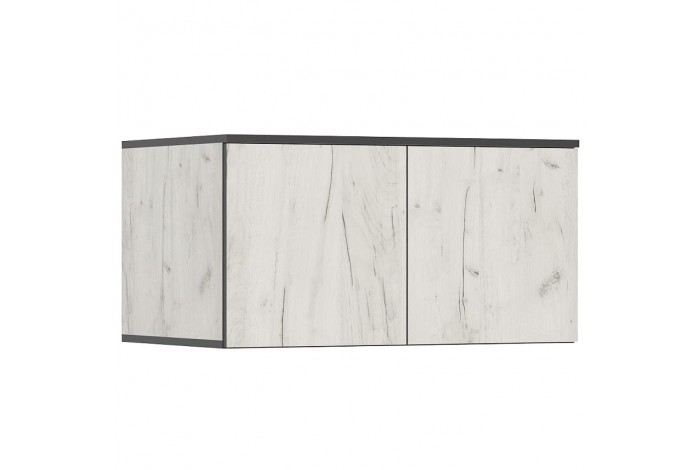 Антресоль Норд к шкафу 800 дуб крафт белый