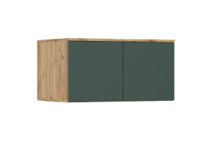 Антресоль "Норд" к шкафу 800 дуб крафт золотой - изумруд